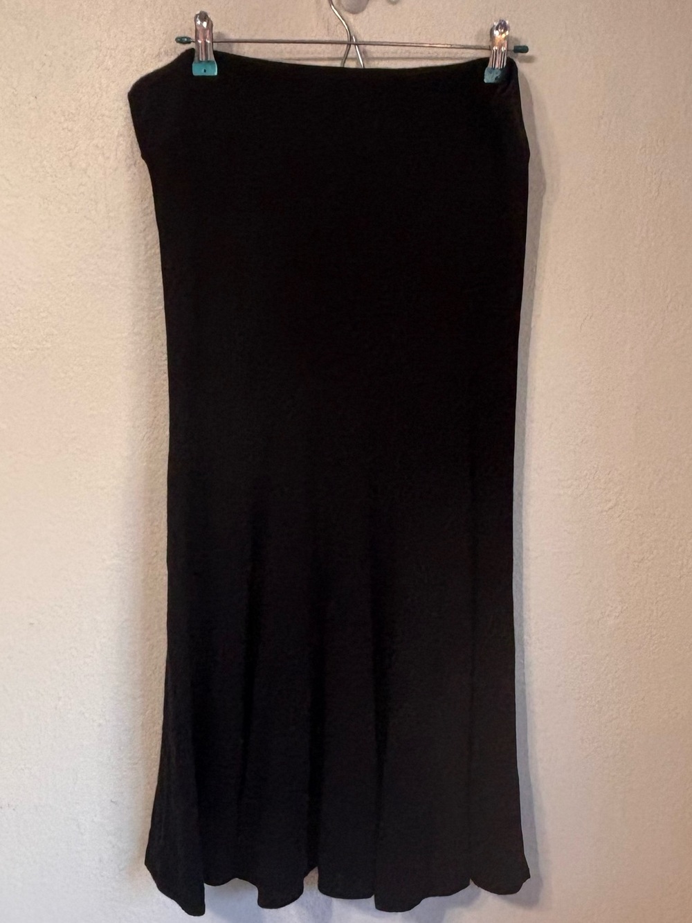 Peruvian Connection Dark Whimsygoth Pima Cotton Knit Midi Skirt XS